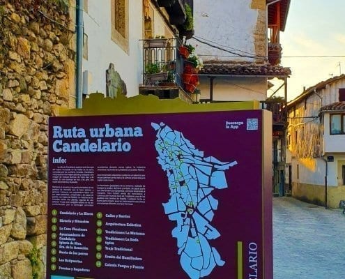 Señaletica - Ruta urbana Candelario (Salamanca) - 02