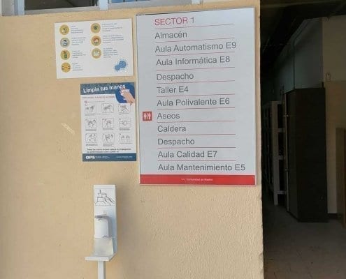 señaletica para institutos