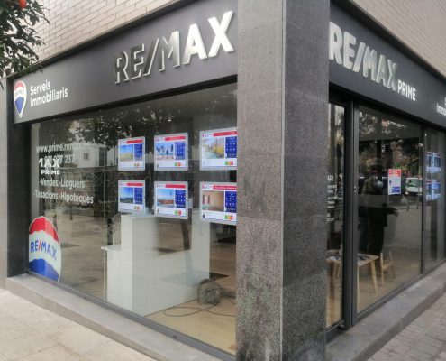 Letreros para agencias inmobiliarias: Remax Prime
