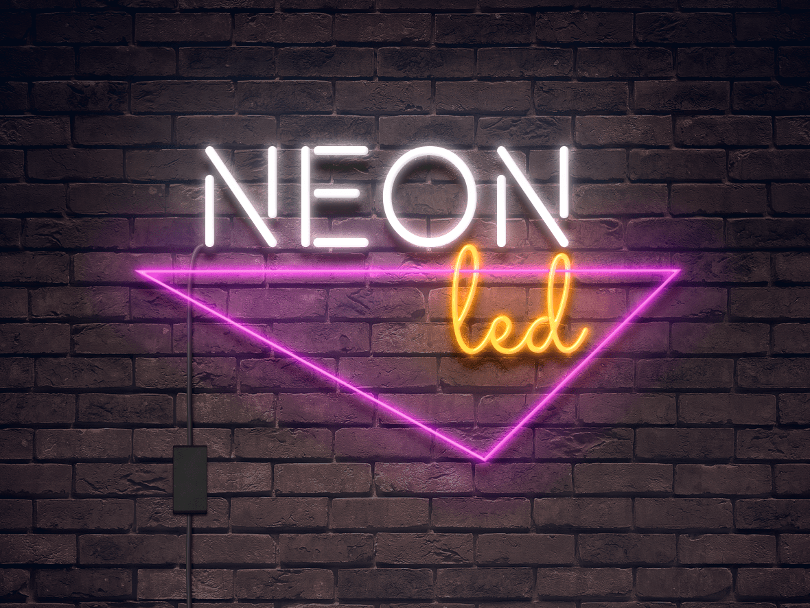 Luces de neón: Diferencia entre luces de neón led y de vidrio - Rotulos  Xprinta