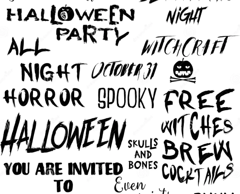 Tipografías de Halloween