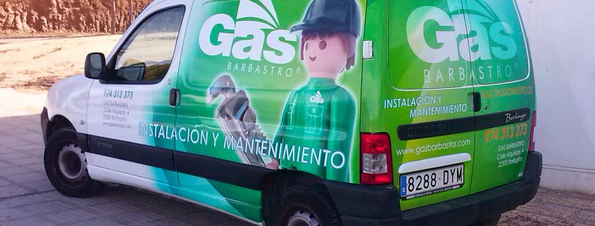 rotulación en vehículos